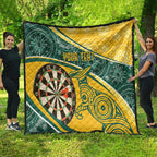 Australia Darts Personalized Indigenous Quilt Champion Roos