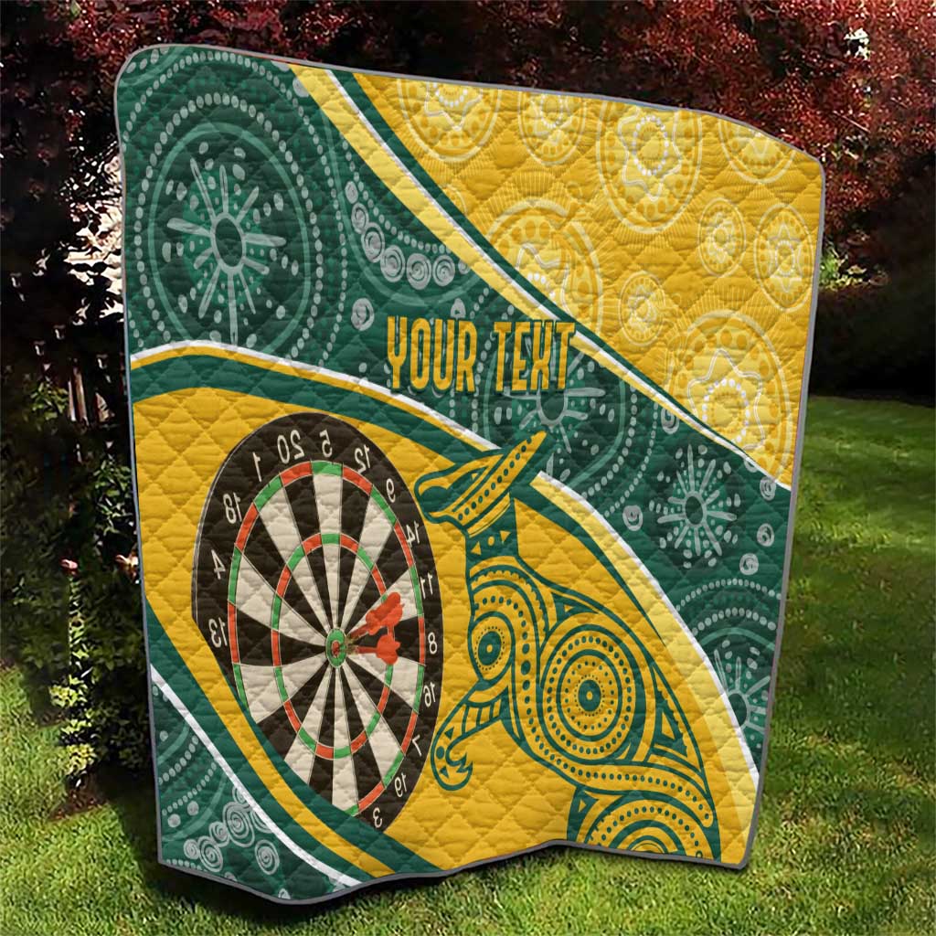 Australia Darts Personalized Indigenous Quilt Champion Roos