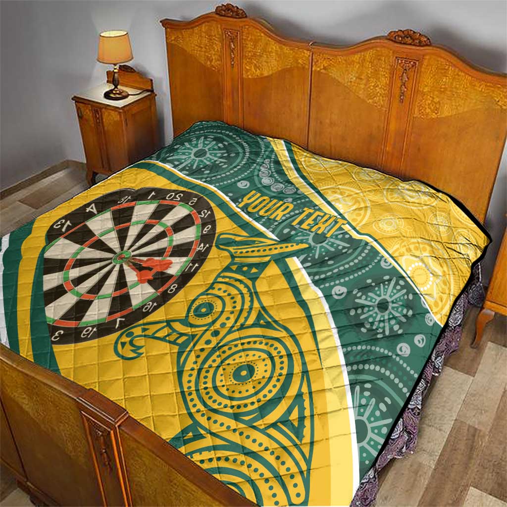 Australia Darts Personalized Indigenous Quilt Champion Roos
