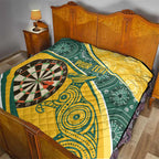 Australia Darts Personalized Indigenous Quilt Champion Roos