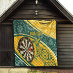 Australia Darts Personalized Indigenous Quilt Champion Roos