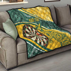 Australia Darts Personalized Indigenous Quilt Champion Roos