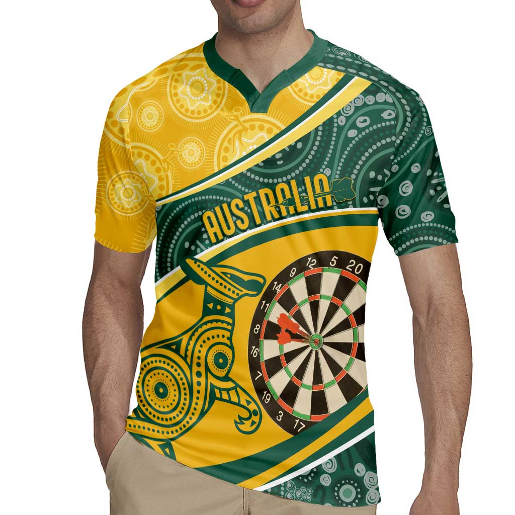 Australia Darts Personalized Indigenous Rugby Jersey Champion Roos