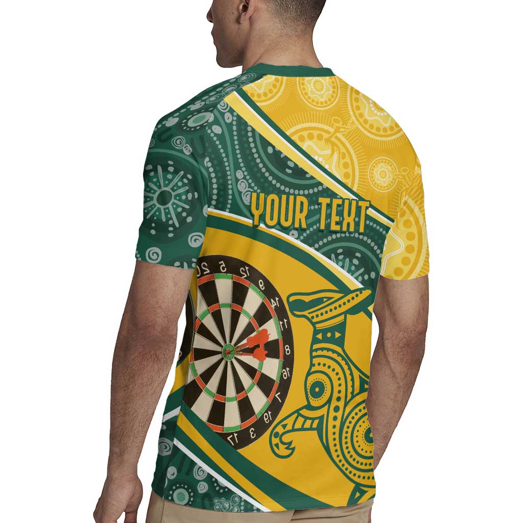 Australia Darts Personalized Indigenous Rugby Jersey Champion Roos