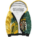Australia Darts Personalized Indigenous Sherpa Hoodie Champion Roos