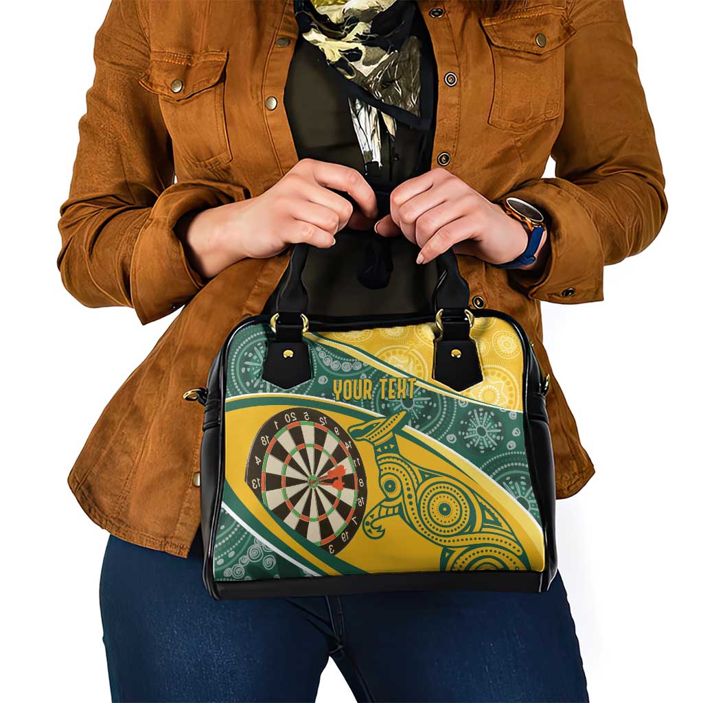 Australia Darts Personalized Indigenous Shoulder Handbag Champion Roos