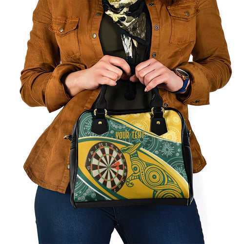 Australia Darts Personalized Indigenous Shoulder Handbag Champion Roos