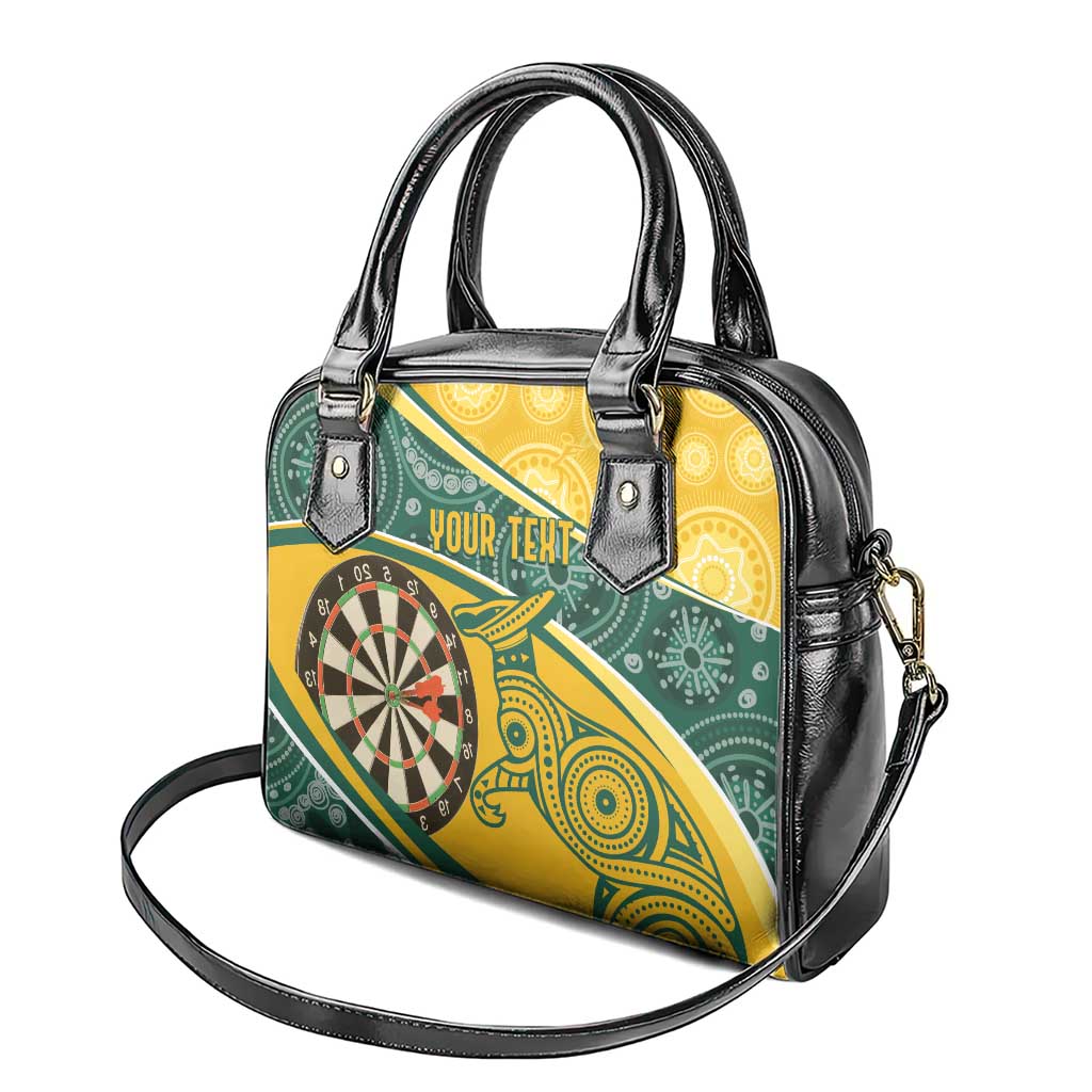 Australia Darts Personalized Indigenous Shoulder Handbag Champion Roos