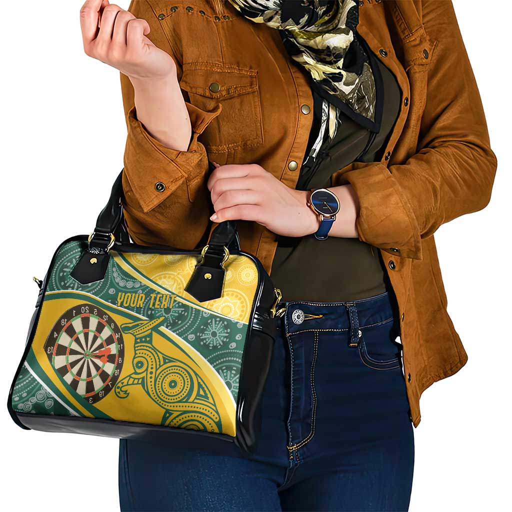 Australia Darts Personalized Indigenous Shoulder Handbag Champion Roos