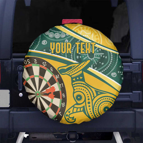 Australia Darts Personalized Indigenous Spare Tire Cover Champion Roos