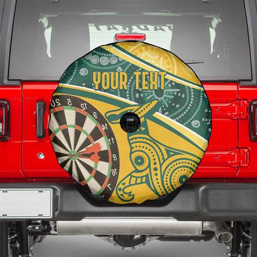 Australia Darts Personalized Indigenous Spare Tire Cover Champion Roos