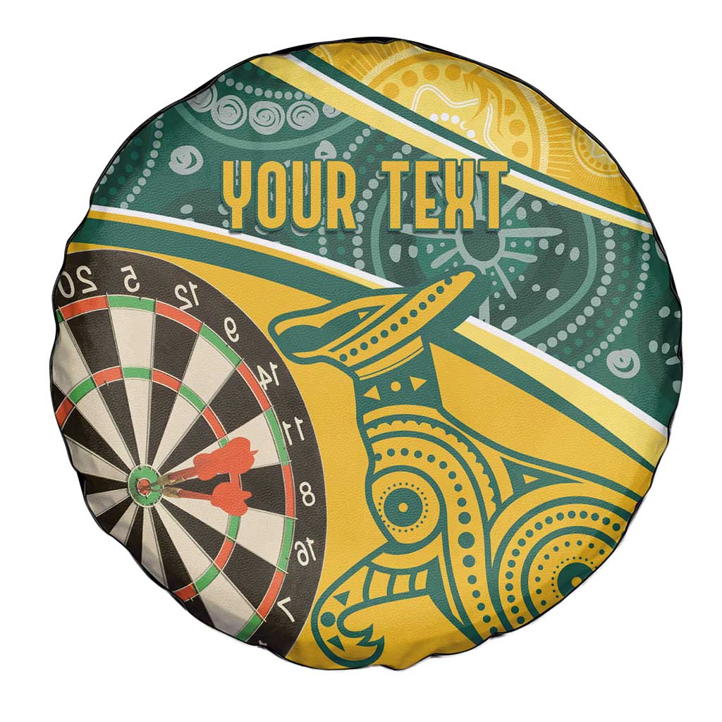Australia Darts Personalized Indigenous Spare Tire Cover Champion Roos