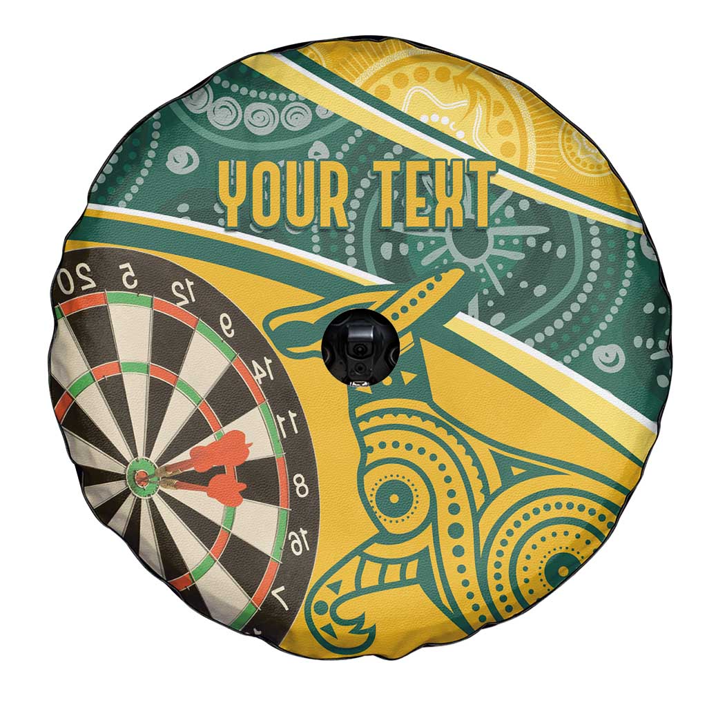Australia Darts Personalized Indigenous Spare Tire Cover Champion Roos