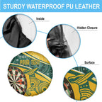Australia Darts Personalized Indigenous Spare Tire Cover Champion Roos