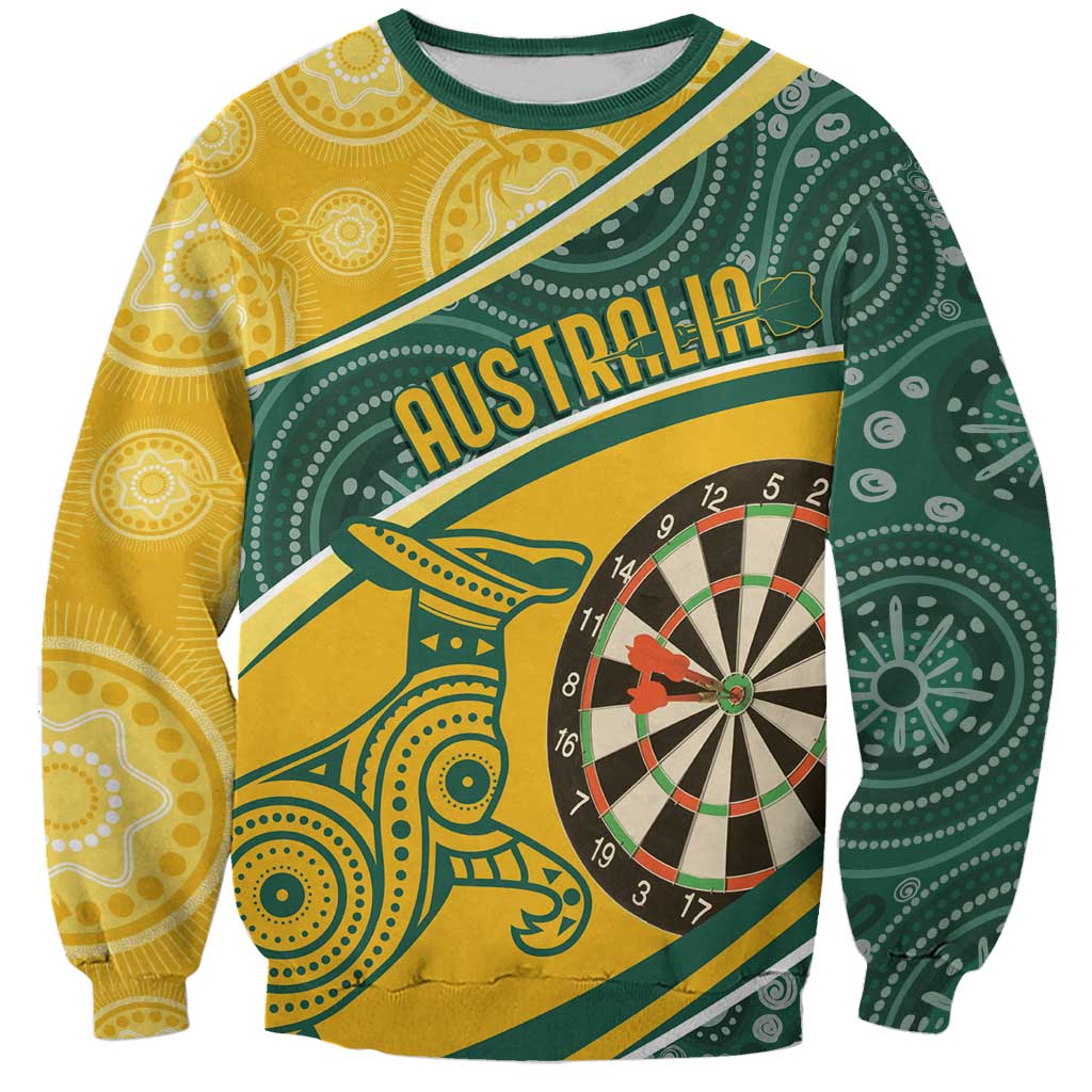 Australia Darts Personalized Indigenous Sweatshirt Champion Roos