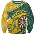Australia Darts Personalized Indigenous Sweatshirt Champion Roos
