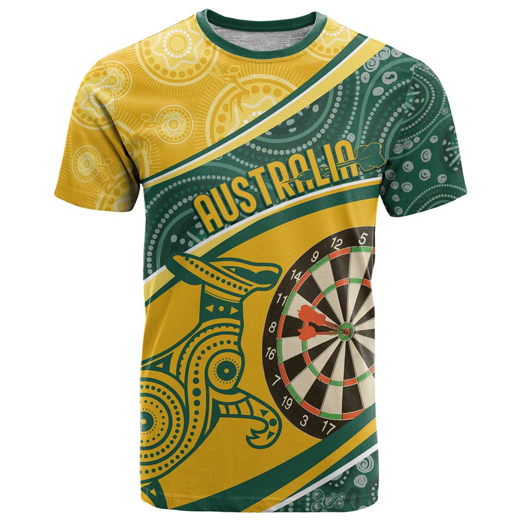 Australia Darts Personalized Indigenous T Shirt Champion Roos