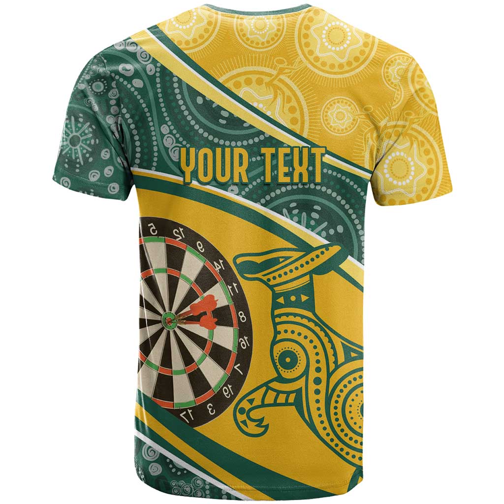 Australia Darts Personalized Indigenous T Shirt Champion Roos