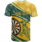 Australia Darts Personalized Indigenous T Shirt Champion Roos