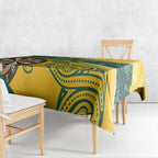 Australia Darts Personalized Indigenous Tablecloth Champion Roos