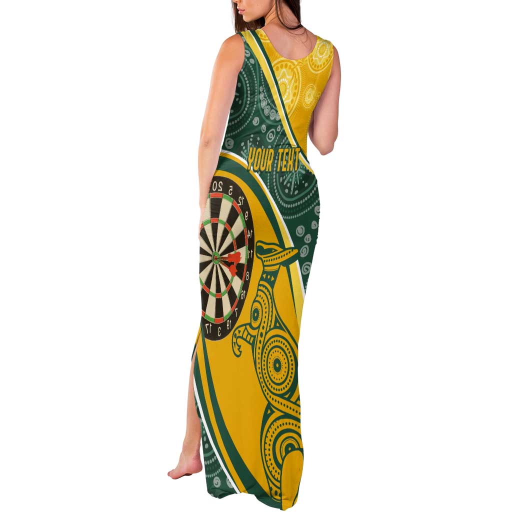 Australia Darts Personalized Indigenous Tank Maxi Dress Champion Roos