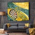 Australia Darts Personalized Indigenous Tapestry Champion Roos
