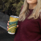 Australia Darts Personalized Indigenous Tumbler Cup Champion Roos