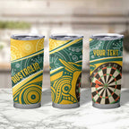 Australia Darts Personalized Indigenous Tumbler Cup Champion Roos