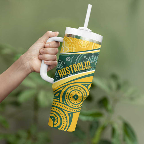 Australia Darts Personalized Indigenous Tumbler With Handle Champion Roos