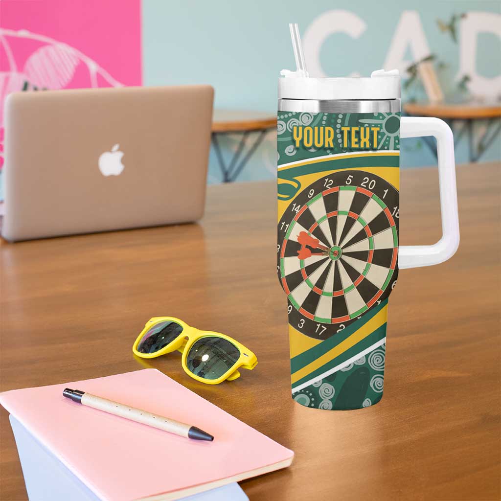 Australia Darts Personalized Indigenous Tumbler With Handle Champion Roos