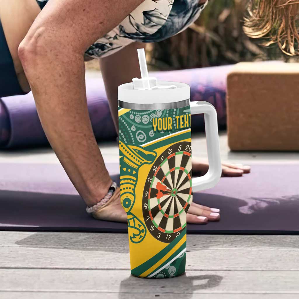 Australia Darts Personalized Indigenous Tumbler With Handle Champion Roos