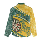 Australia Darts Personalized Indigenous Women Casual Shirt Champion Roos