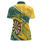 Australia Darts Personalized Indigenous Women Polo Shirt Champion Roos