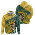Australia Darts Personalized Indigenous Zip Hoodie Champion Roos