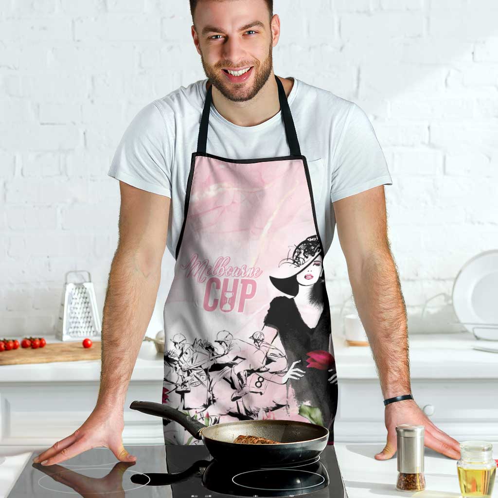 Melbourne Horse Racing Cup Pink Out Derby Apron - Aussie Hoodie