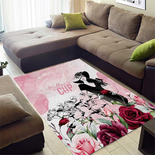 Melbourne Horse Racing Cup Pink Out Derby Area Rug - Aussie Hoodie