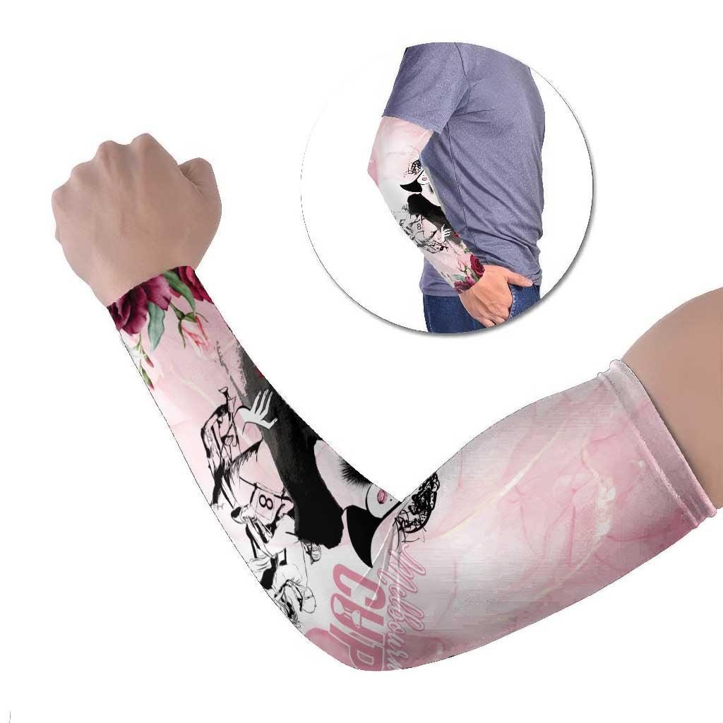 Melbourne Horse Racing Cup Pink Out Derby Arm Sleeves - Aussie Hoodie