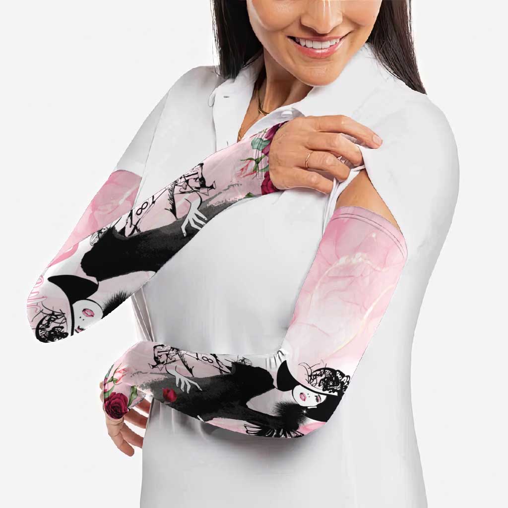 Melbourne Horse Racing Cup Pink Out Derby Arm Sleeves - Aussie Hoodie