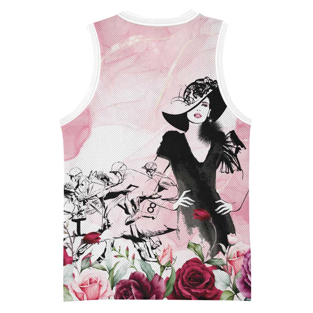 Melbourne Horse Racing Cup Pink Out Derby Basketball Jersey - Aussie Hoodie