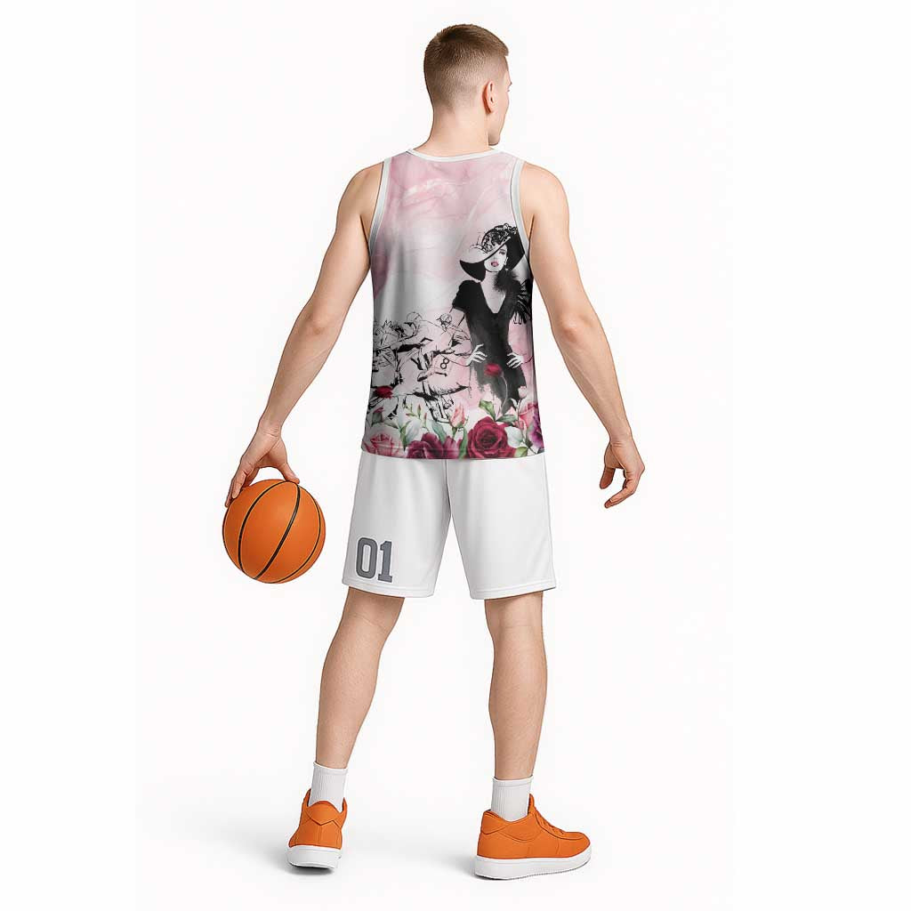 Melbourne Horse Racing Cup Pink Out Derby Basketball Jersey - Aussie Hoodie