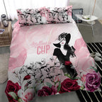 Melbourne Horse Racing Cup Pink Out Derby Bedding Set - Aussie Hoodie
