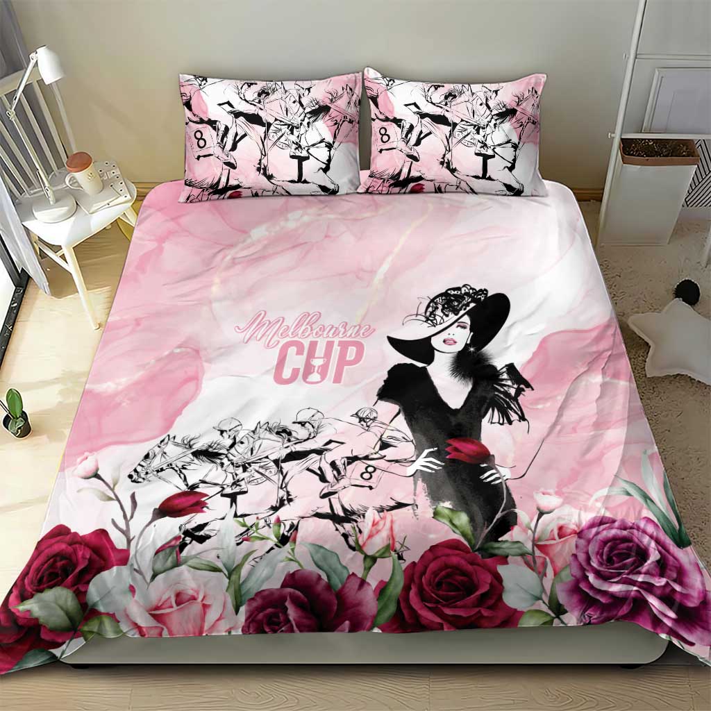 Melbourne Horse Racing Cup Pink Out Derby Bedding Set - Aussie Hoodie