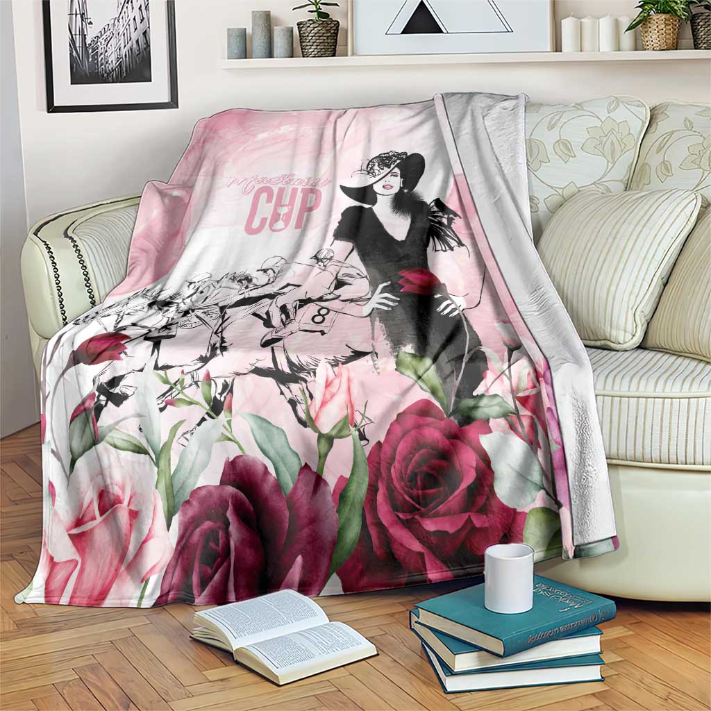 Melbourne Horse Racing Cup Pink Out Derby Blanket - Aussie Hoodie