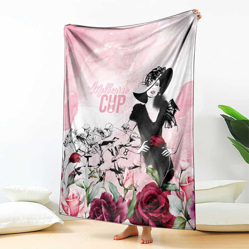 Melbourne Horse Racing Cup Pink Out Derby Blanket - Aussie Hoodie