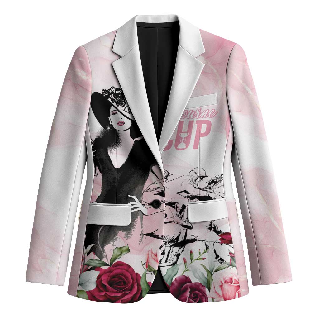 Melbourne Horse Racing Cup Pink Out Derby Blazer - Aussie Hoodie