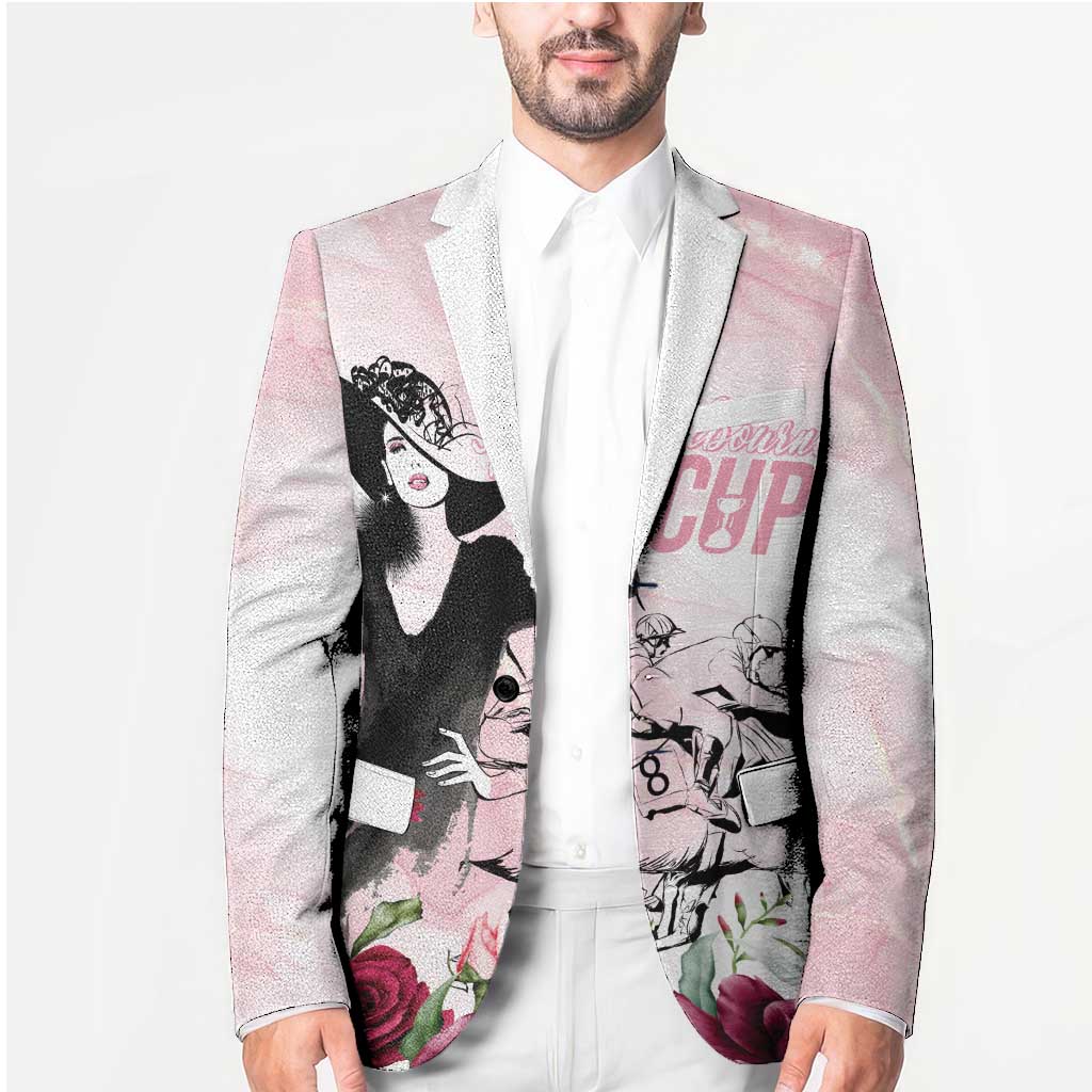 Melbourne Horse Racing Cup Pink Out Derby Blazer - Aussie Hoodie