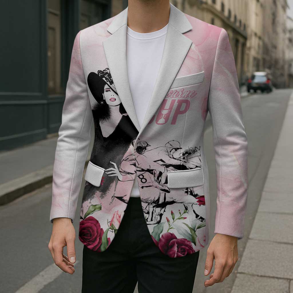 Melbourne Horse Racing Cup Pink Out Derby Blazer - Aussie Hoodie