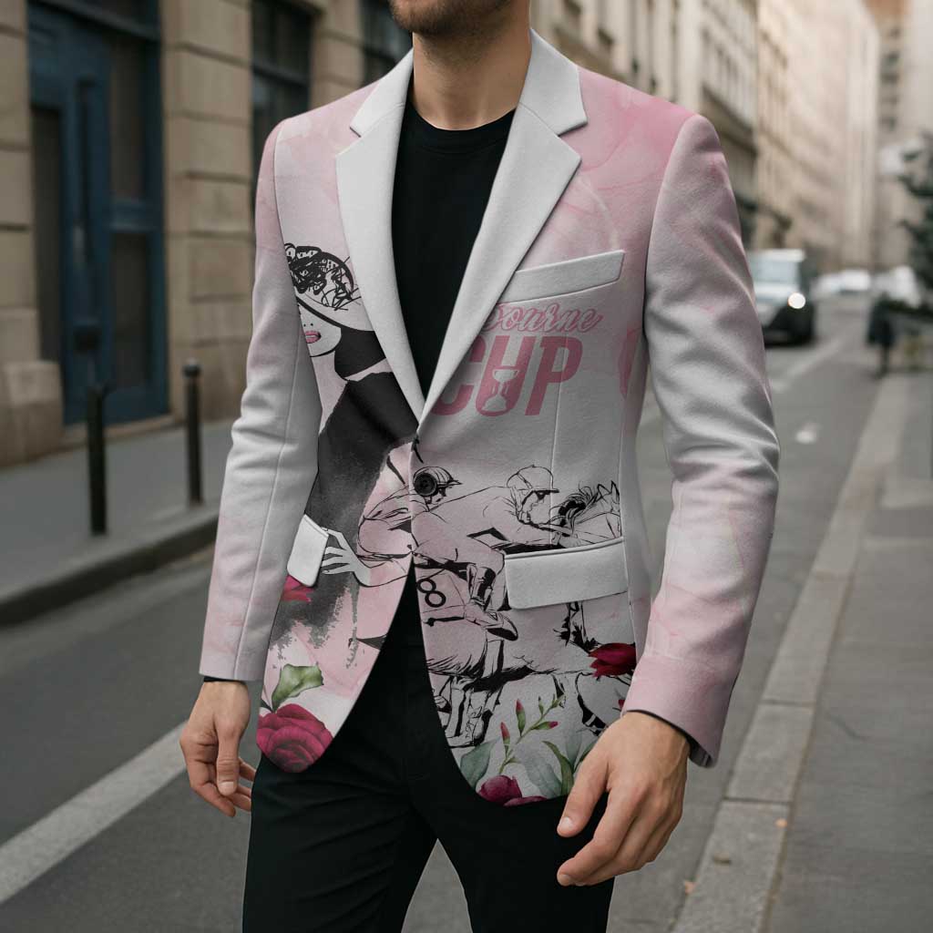 Melbourne Horse Racing Cup Pink Out Derby Blazer - Aussie Hoodie