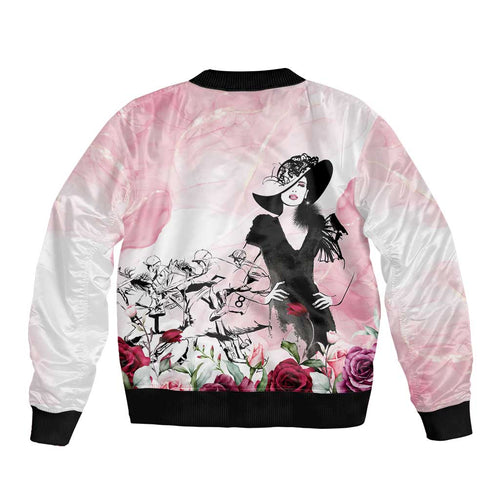 Melbourne Horse Racing Cup Pink Out Derby Bomber Jacket - Aussie Hoodie
