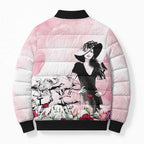 Melbourne Horse Racing Cup Pink Out Derby Bomber Puffer Jacket - Aussie Hoodie